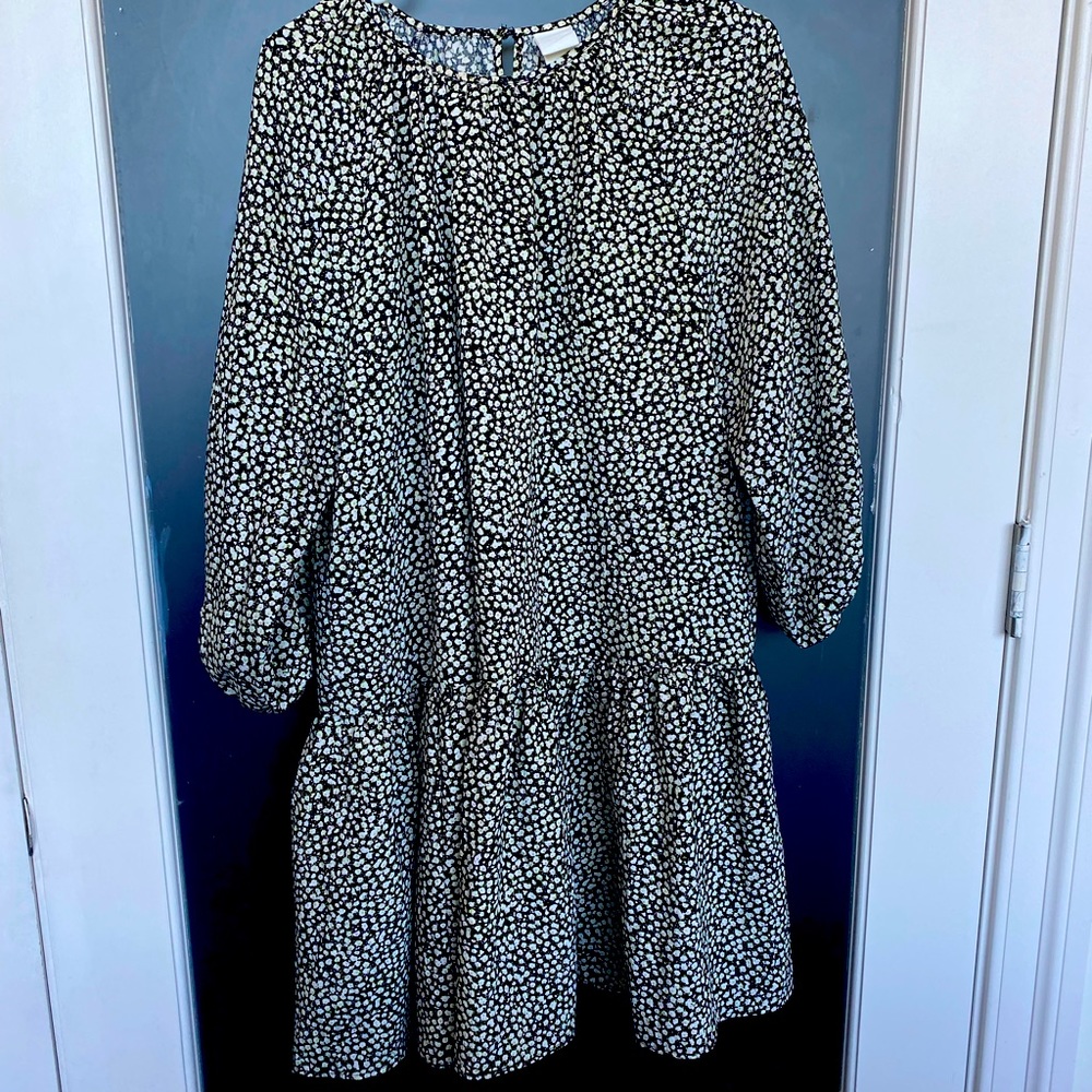 Oversized floral dress H&M
